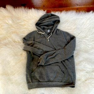 Mens gray hoodie